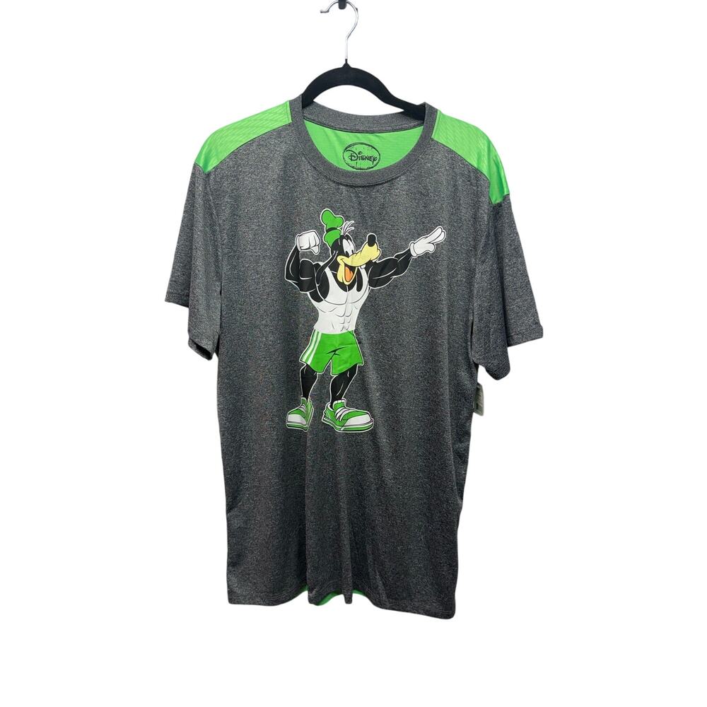 Goofy Strong Man Disney Polyester Sport T Shirt size XL New with tags